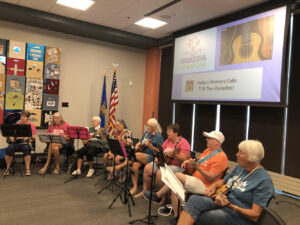 TJ & The Ukaladies perform at a Memory Cafe in Waukesha